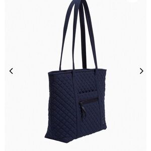 NEW NWT Vera Bradley Navy Blue Quilted Small Tote Bag